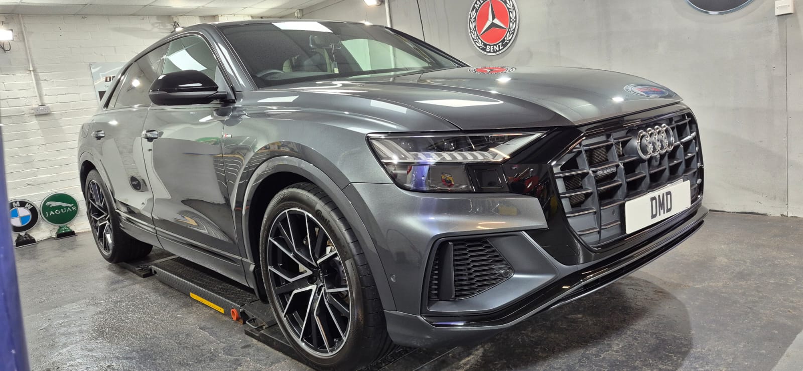 Audi Q8 S Line after New Car Ceramic Coating at DMD Car Detailing in Paisley