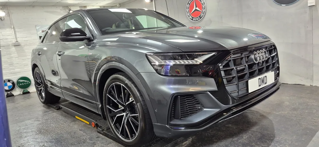 Audi Q8 S Line after New Car Ceramic Coating at DMD Car Detailing in Paisley