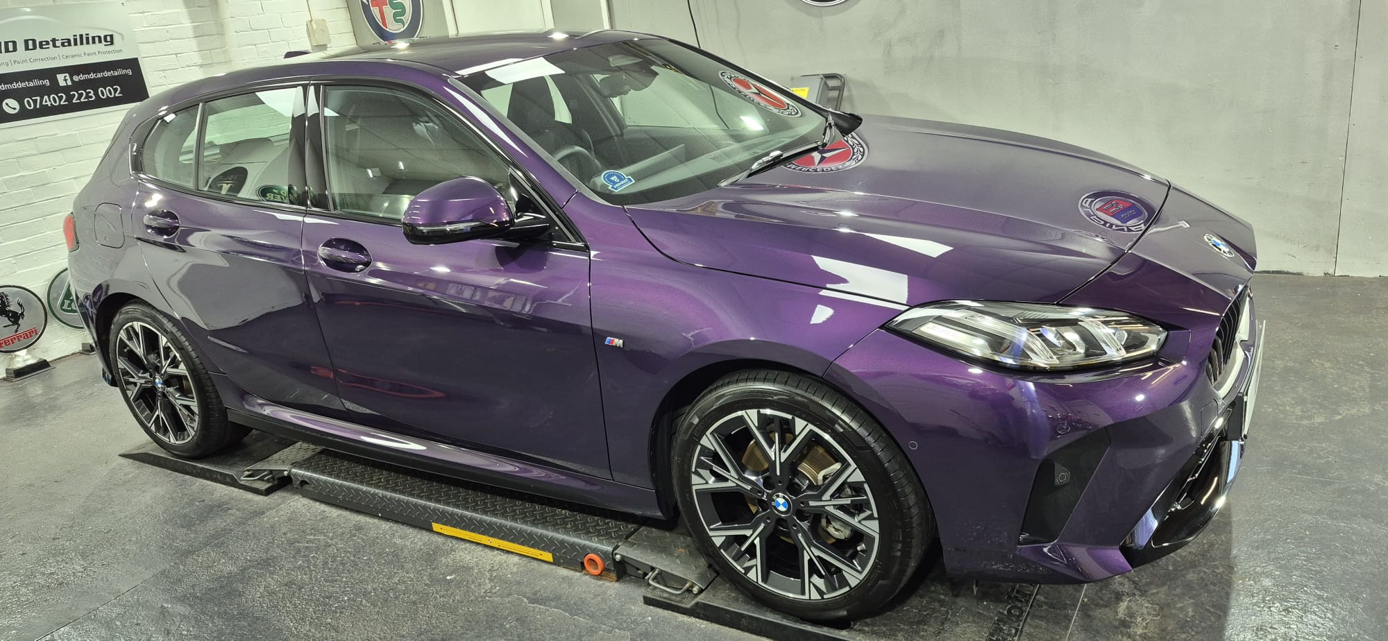 BMW 120 M Sport after New Car Ceramic Coating in my workshop in Paisley