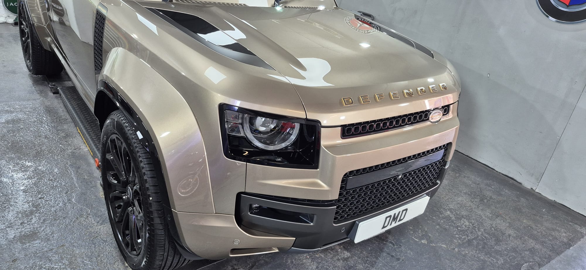 New Car Ceramic Coating in Paisley: Land Rover Defender OCTA in Petra Copper Metallic