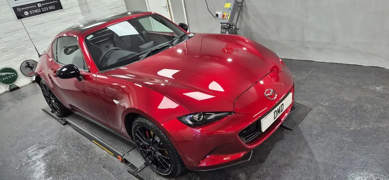 Mazda MX-5 after my New Car Ceramic Coating at DMD Car Detailing in Paisley near Glasgow