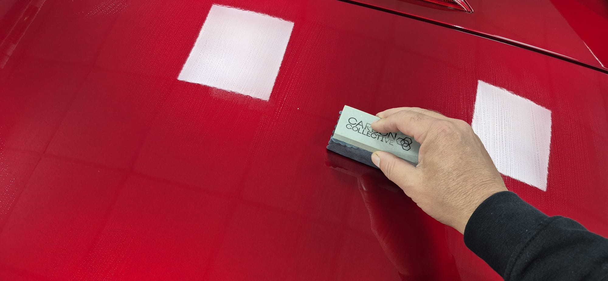 Ceramic Coating being applied to Mazda MX-5 bonnet