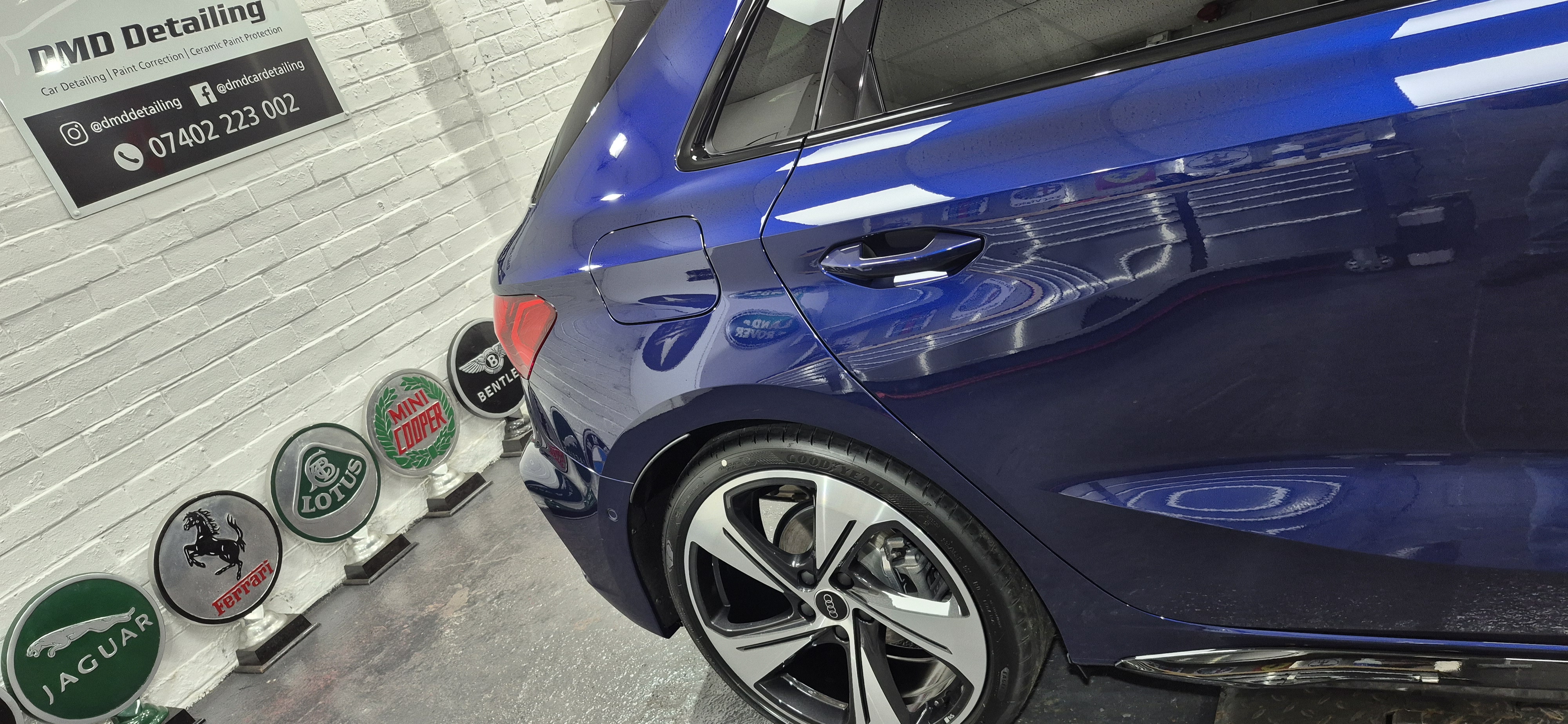 Audi A3 after New Car Ceramic Coating detail in Paisley at DMD Car Detailing near Glasgow 