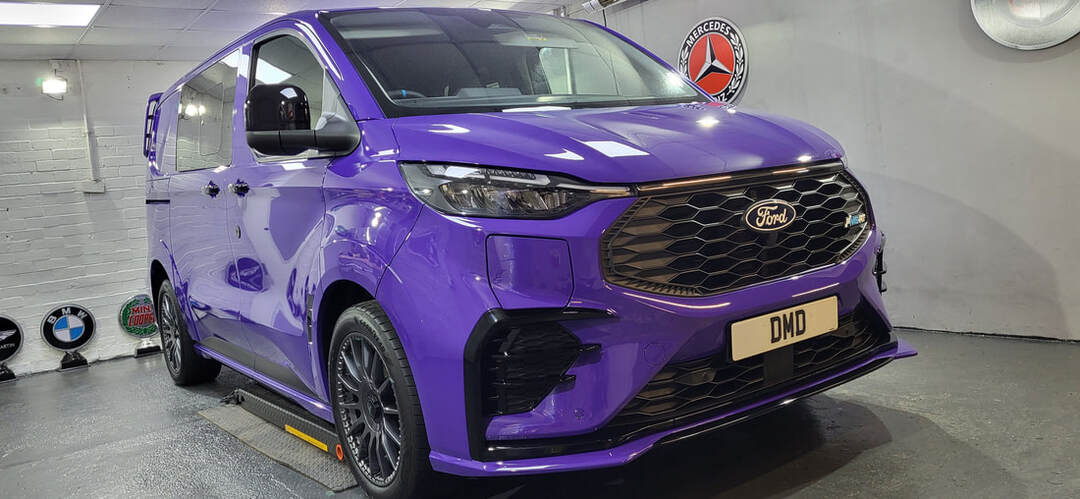 Ford Transit MS-RT paint correction Paisley by DMD Car Detailing