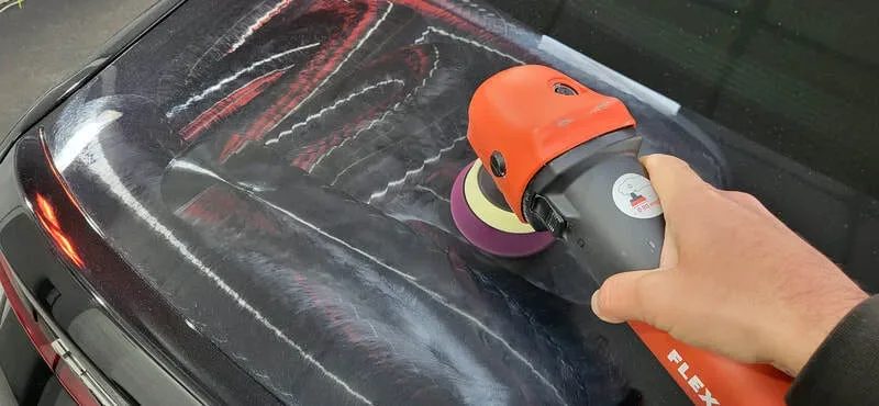 Machine polishing and paint correction in Paisley near Glasgow by DMD Car Detailing.