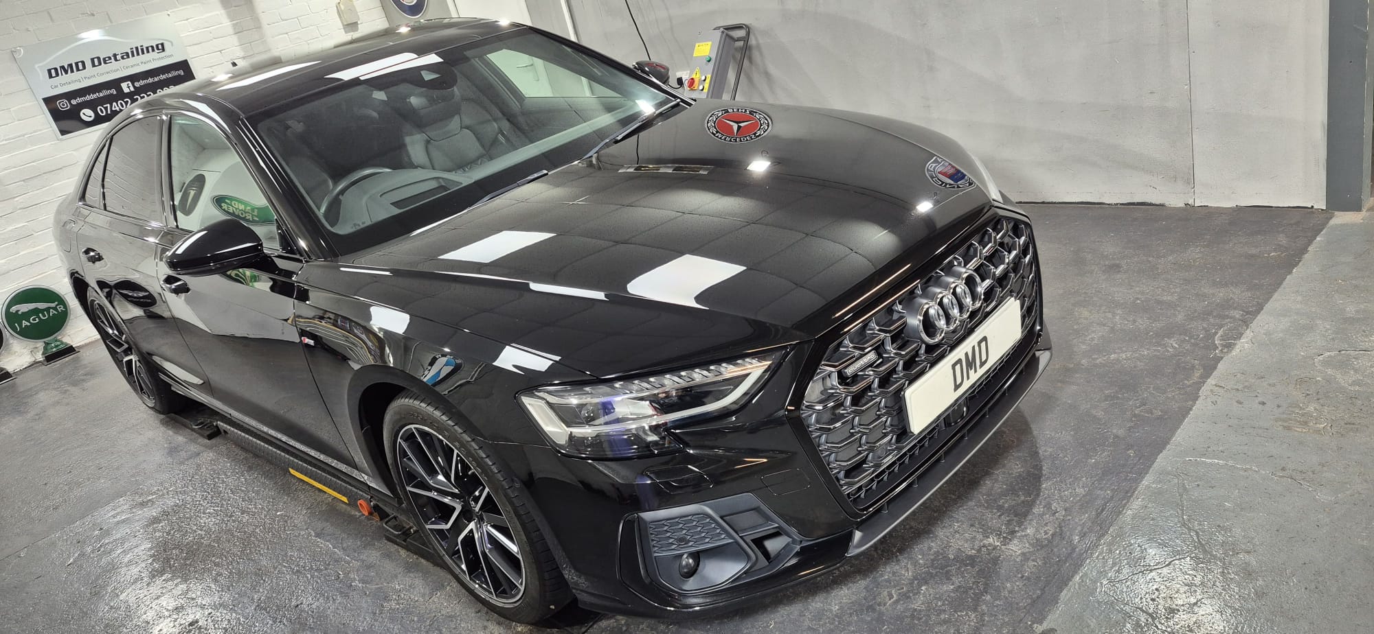 Audi A8 Quattro after Two Stage Machine Polish in Paisley at DMD Car Detailing