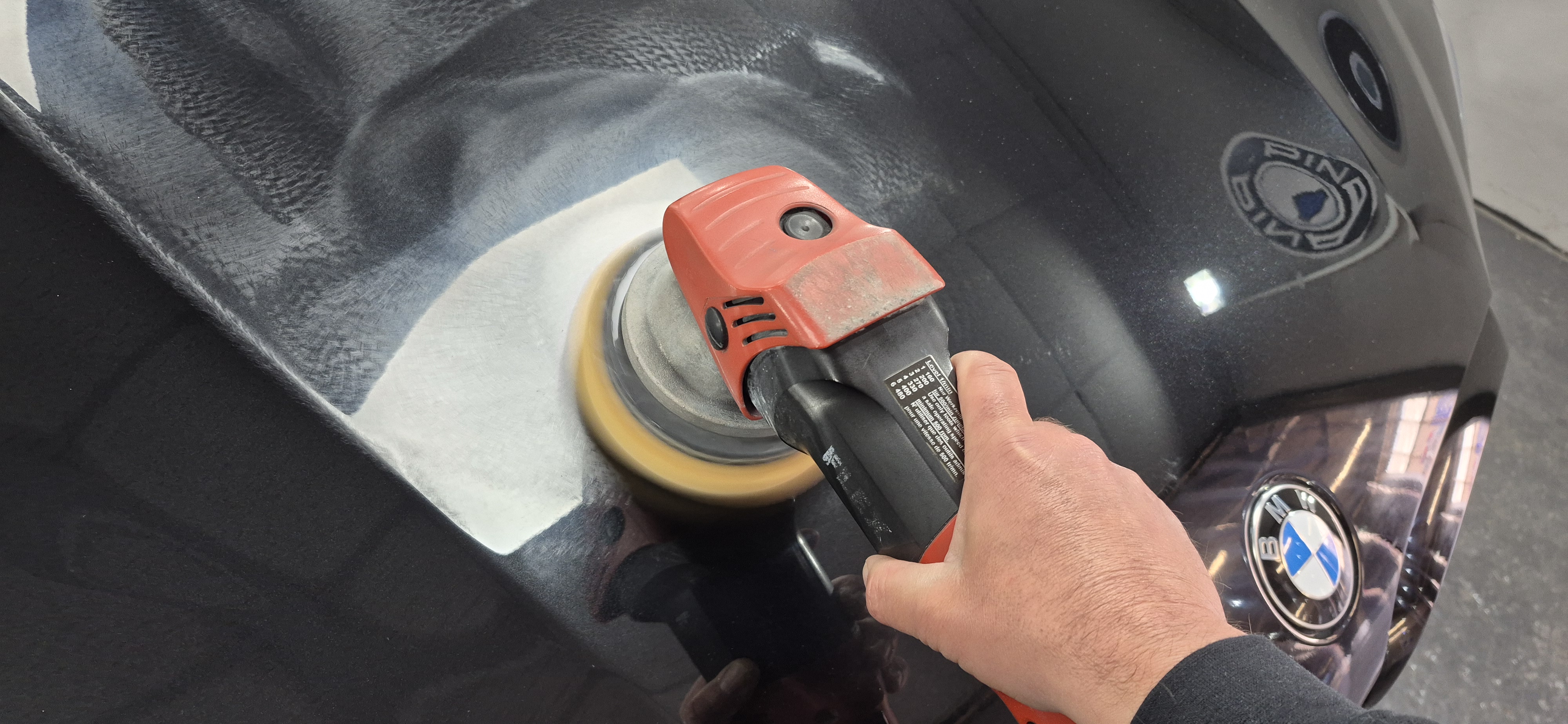 BMW X4 during Two Stage Paint Correction