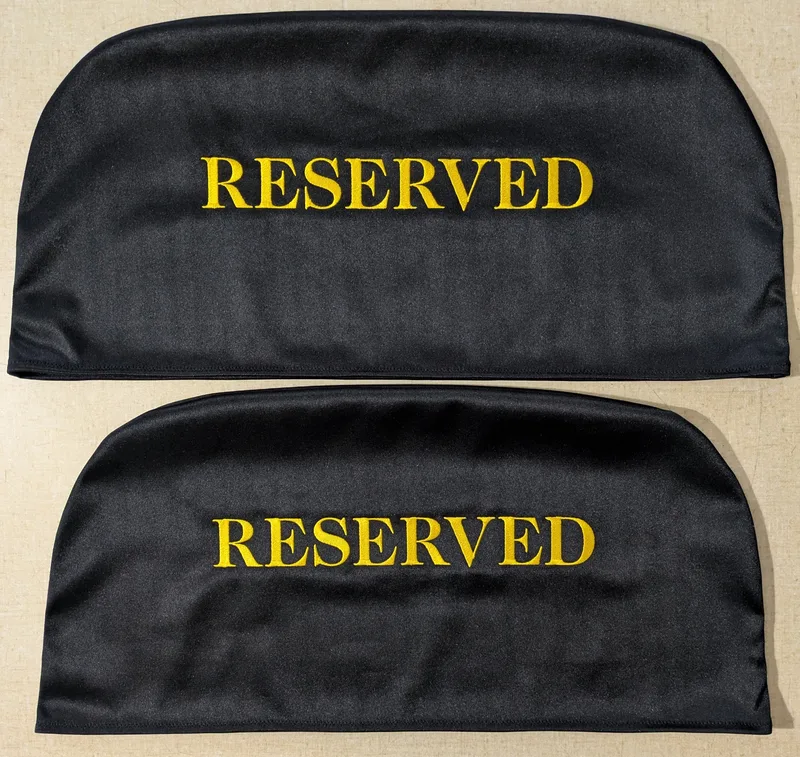 Deposit on 100 Custom Black/Yellow Seat Covers