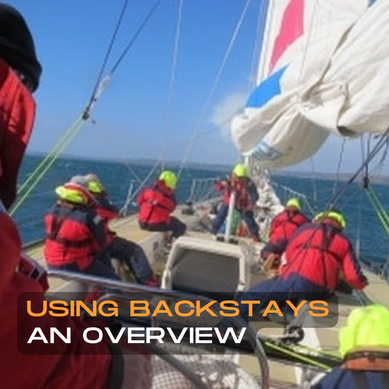 How to use the backstays on a Clipper round the world race boat