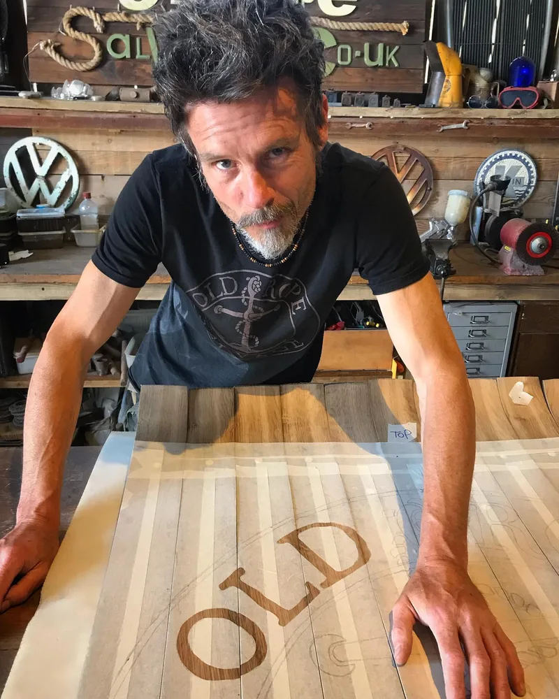 Man at a workbench 