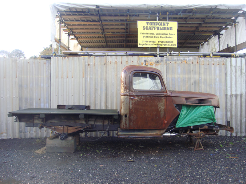 1941 Ford truck renovation in progress