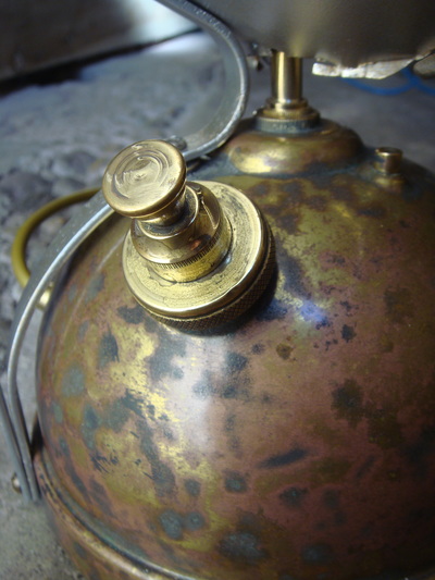 Restored Tilley Lamp Detail