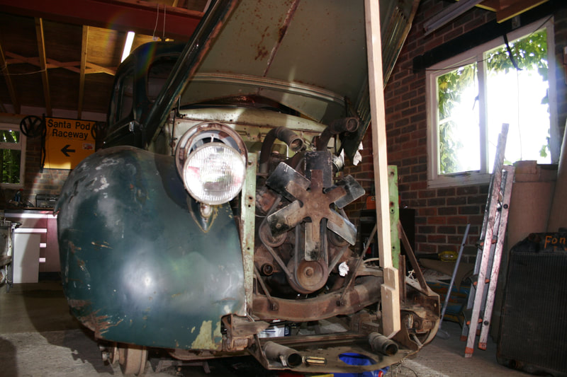 Restoring a 1941 Ford pick-up truck