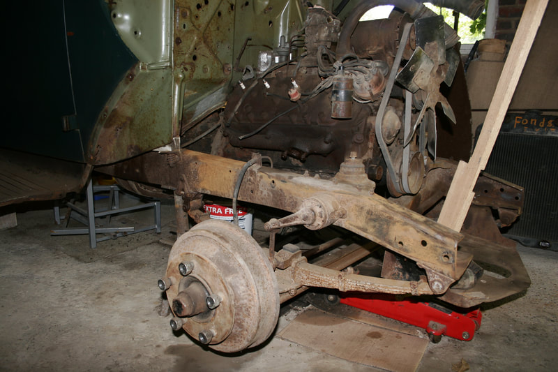 Restoring a 1941 Ford pick-up truck