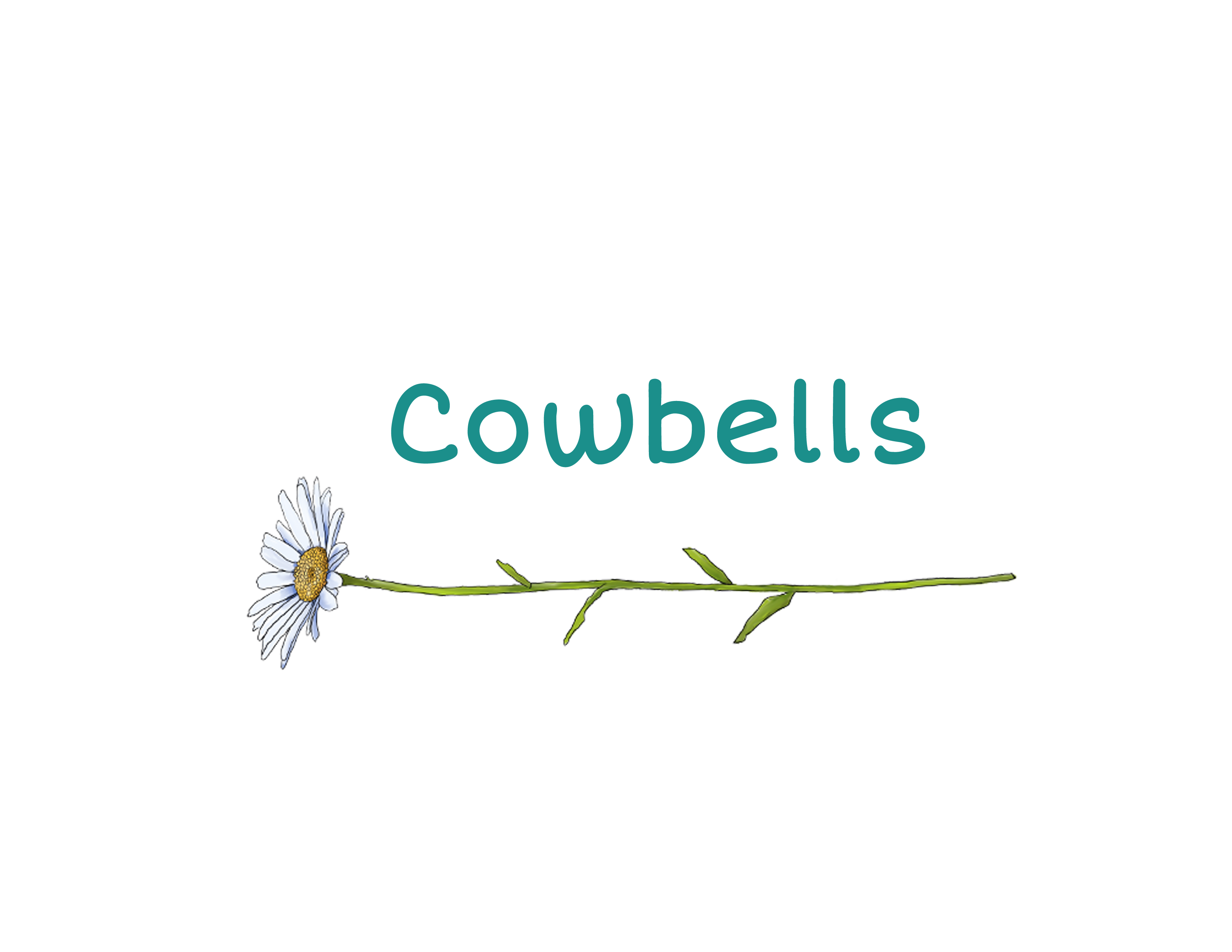 cowbells - original handpainted